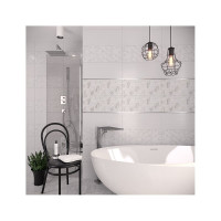 Настенная плитка Gracia Ceramica Bianca white белый 02 25x60 см, 1.2 кв. м, 8 шт. СК000030672