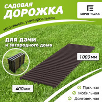 Садовая дорожка Еврогрядка 400x1000, венге EGDOR40x100