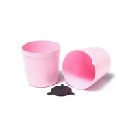 Комплект для рассады ЛЕТО 41x20x10,5см, 8 горшков со съемным дном 500мл, поддон, пластик, цветной 23969