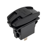 Розетка-USB РИФ 3,1A, дизайн переключатель, с крышкой RIF22-4-1008300