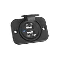 Розетка-USB РИФ 3,1А c монтажной панелью RIF22-4-1008800