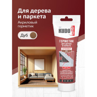 Герметик акриловый для дерева и паркета KUDO дуб, в тюбике 180 мл KST-313