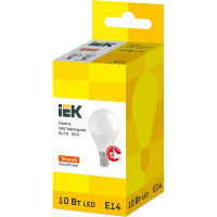 Лампа IEK LED ALFA G45 шар 10Вт 230В 3000К E14 LLA-G45-10-230-30-E14