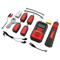 Тестер-трассоискатель кабеля 5Bites UTP / STP / BNC / VFL / POE / TDR / LCD / FLASH LY-CT012