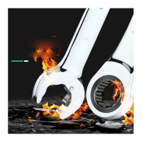 Комбинированный трещоточный ключ LAOA 8 мм LA150608