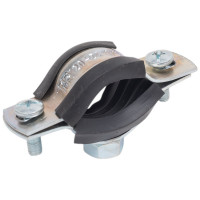 Хомут с гайкой Саморезик оцинк. 20-24, 1/2 DXOM-20/24-1/2