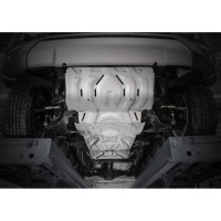 Защита радиатора, картера, КПП и РК Rival для Fiat Fullback 16-/Mitsubishi L200 15-18 18-/Pajero Sport 16 K333.4046.3