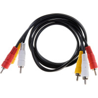 Кабель PERFEO 3xRCA вилка - 3xRCA вилка, длина 1 м. R3102 30 010 729