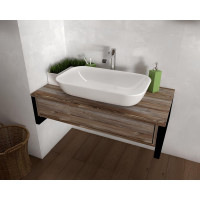 Тумба 1Marka GRUNGE LOFT 100П 1 выдвижной ящик Дуб Намибия У85847