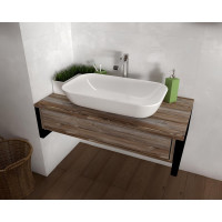 Тумба 1Marka GRUNGE LOFT 90П 1 выдвижной ящик Дуб Намибия У85846