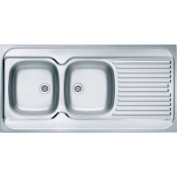 Двойной сифон ALVEUS FI 70 c переливом ECO 1071240
