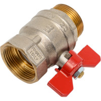 Кран Tiemme НВ 1 1/4, бабочка 2360031