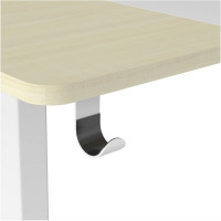 Стол для компьютера Cactus столешница мдф дуб молочный, каркас белый CS-EDL-WWD 1658590