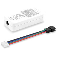 Контроллер MAKSILED 5-24В, 1024pix, SPI, управление по Bluetooth, без пульта, IP40, 56x25x14мм, SP110E