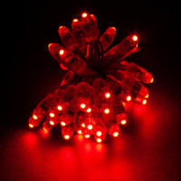 Гирлянда MAKSILED Светодиодный пиксель 50 шт, 9 мм, 1 LED, 12 В, 0.13 Вт, IP66, красный ML-1PIX-5R-LP-SFF-N