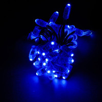 Гирлянда MAKSILED Светодиодный пиксель 50 шт, 9 мм, 1 LED, 12 В, 0.13 Вт, IP66, синий ML-1PIX-5B-LP-SFF-N