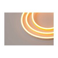 Неоновая светодиодная лента MAKSILED 5м, 6x12мм, 12В, 10.5Вт/м, 110 LED/m, IP33 (СИЛИКОН), золотисто-желтый, ML-NF-PR-6mm-L50-Golden Yellow