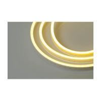 Неоновая светодиодная лента MAKSILED 5м, 6x12мм, 12В, 10.5Вт/м, 110 LED/m, IP33 (СИЛИКОН), лимонный, ML-NF-PR-6mm-L50-Lemon