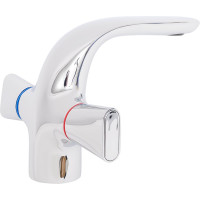 Смеситель для умывальника Gota Rocio с 2-мя рукоятками, крепление гайка G071010 Palma 1/10 071010-GOTA