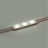 Светодиодный модуль ELF 3smd диод 2835, с линзой, 160гр.,12В, ip 65, std, белый (упак 100 шт) ELF-3SMDstd W (100)
