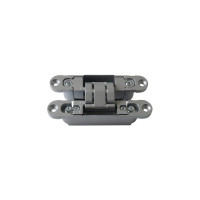 Скрытая петля OTLAV 3D, универсальная, с4 накладками, 120x23 мм, 60 кг, ЦАМ OTL0313.01/MP