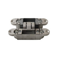 Скрытая петля OTLAV 3D, универсальная, с4 накладками, 120x30 мм, 60 кг, ЦАМ OTL1351.01/MP