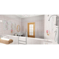Настенная плитка Belleza Розовый свет 00-00-5-09-01-41-355 темно-розовая, 1.5 кв.м, 15 шт. СК000039459