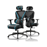Компьютерное кресло для геймеров EUREKA Norn, синий ERK-GC06-BU