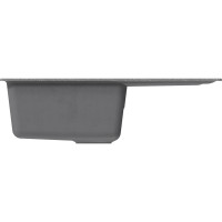 Мойка MIXLINE ml-gm19 с крылом, графит (342), 750x500x200 мм new 551988