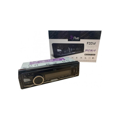 Автомагнитола FIVE (1din/белая/Bluetooth/USB/AUX/SD/FM/4*50) F20W FIVE F20W