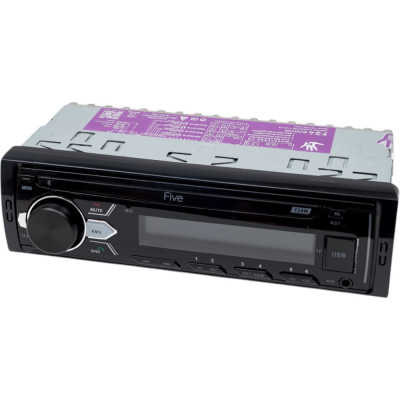 FIVE Автомагнитола (1din/белая/Bluetooth/USB/AUX/SD/FM/4*50) FIVE F24W