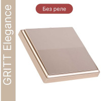 Дистанционный 1-клавишный выключатель GRITT Elegance золотистый, без реле 12004