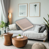 Дистанционный 1-клавишный выключатель GRITT Elegance золотистый, без реле 12004