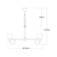 Люстра MW LIGHT Элла 8-40W E14 220 V 483015108