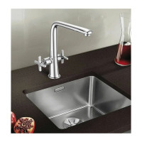 Смеситель для кухни Golden Fox Oxford с 2-мя рукоятками, с высоким изливом, латунь 11630-FOX