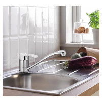 Смеситель Golden Fox Йоркшир д/кухни шар. с длинным изливом креп.гайка латунь 11225-FOX