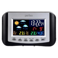 Часы-метеостанция Perfeo Сolor+ PF-S3332BS 30014058