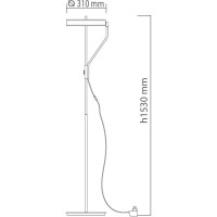 Торшер De Markt Гэлэкси 2-12W LED 220 V 632046402