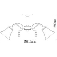 Люстра De City Олимпия 5-60W E27 220 V 106010705