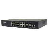 Управляемый L2+ коммутатор Amatek AN-SGM10P8M на 12 GE портов 7000628