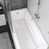 Акриловая ванна Marka One PRIME 150x75 прямоугольная белая 01пра1575