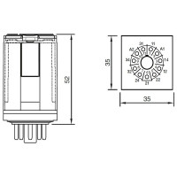 Промежуточное реле ComatReleco C3-A30X/AC115V PN978
