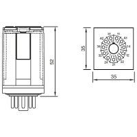 Промежуточное реле ComatReleco C3-T31DX/DC110V PN85236