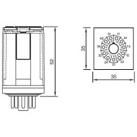 Промежуточное реле ComatReleco C3-X10DX/DC24V PN92050