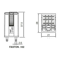 Промежуточное реле ComatReleco C9-E21X/DC24V PN93438