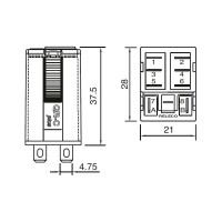 Промежуточное реле ComatReleco C7-G20/DC24V PN93233