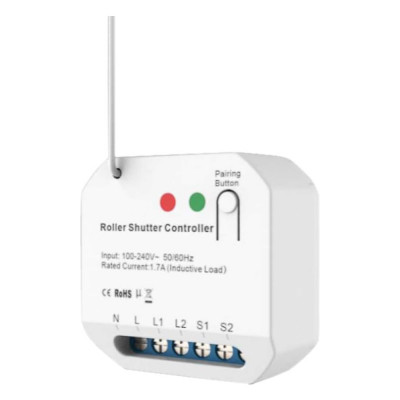Умное реле управления жалюзи GRITT Core 2.0 в подрозетник 1 линия 433 + WiFi 32110