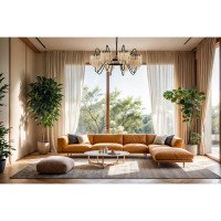 Люстра MW LIGHT Лавиния 8x60W Е14 443010908