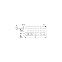 Перфорированный лоток DKC 400x80 L3000 толщина 1,2 мм 3530612
