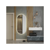 Зеркало с подсветкой Art&Max Bari 700x1500 White AM-Bar-700-1500-DS-F-White